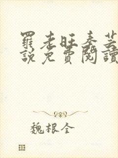 罗老旺秦芸雨小说免费阅读