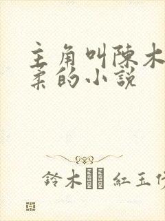 主角叫陈木李雨柔的小说