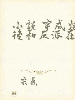 小说 穿成炮灰后和反派在一起了