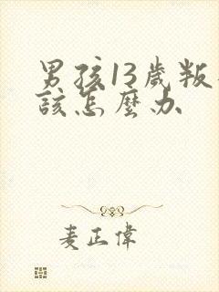 男孩13岁叛逆该怎么办封面