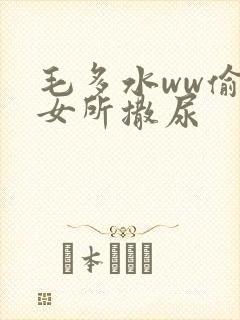 毛多水ww偷拍女所撒尿封面