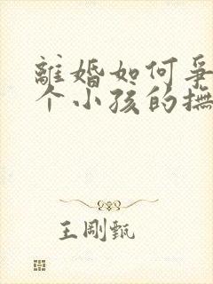 离婚如何争取两个小孩的抚养权