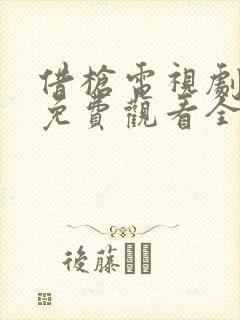 借枪电视剧高清免费观看全集