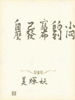 自己写的小说怎么发布到网上赚钱呢