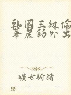 韩国三级伦理片华丽的外出封面