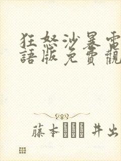 狂怒沙暴电影国语版免费观看