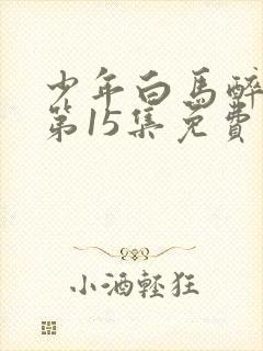 少年白马醉春风第15集免费观看