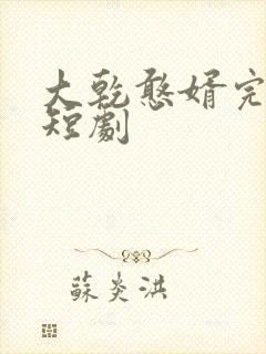 大乾憨婿完结篇短剧