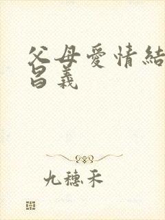 父母爱情结局江昌义