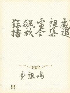 狂飙电视剧免费播放全集追剧网