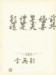 彩礼是婚前财产还是夫妻共有财产