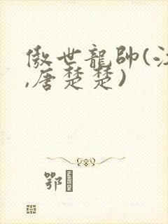 傲世龙帅(江辰,唐楚楚)封面