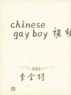 chinese gay boy 视频