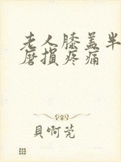 老人膝盖半月板磨损疼痛