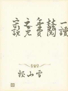 宋之年林一棠小说免费阅读最新章节