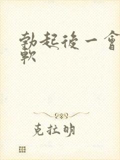 勃起后一会就变软封面