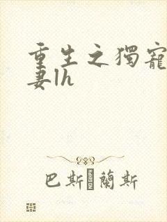 重生之独宠小男妻lh