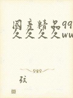 国产精品99久久久久久www