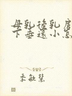 母乳后乳房干瘪下垂还小怎么办