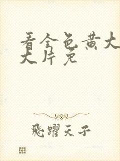 看全色黄大色黄大片免