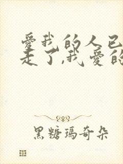 爱我的人已经飞走了,我爱的人还没来到