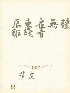 辰东夜无疆小说离线看封面