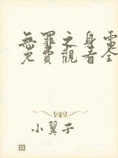 无罪之身电视剧免费观看全集高清