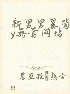 新男男暴菊gay无套网站
