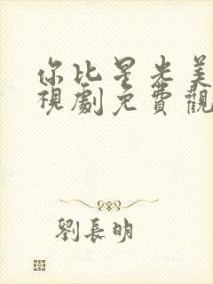 你比星光美丽电视剧免费观看策驰影院