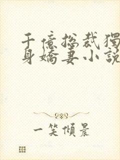 千亿总裁独宠替身娇妻小说完整