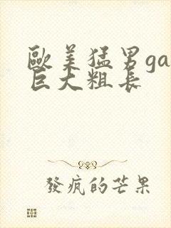 欧美猛男gay巨大粗长