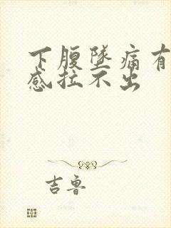 下腹坠痛有排便感拉不出