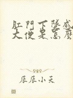 肛门下坠感老想大便是怎么回事