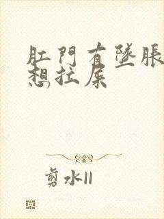 肛门有坠胀感老想拉屎