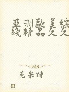 亚洲欧美综合在线精品久久