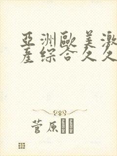 亚洲欧美激情国产综合久久久