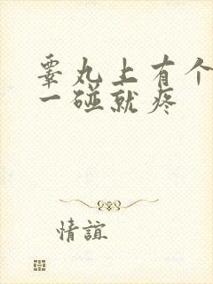 睾丸上有个疙瘩一碰就疼封面