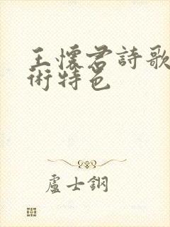 王怀君诗歌的艺术特色封面