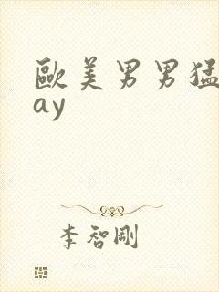 欧美男男猛男gay