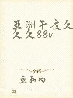 亚洲午夜久久久久久88v封面