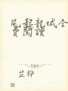风起龙城全文免费阅读