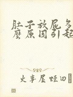 肚子放屁多是什么原因引起