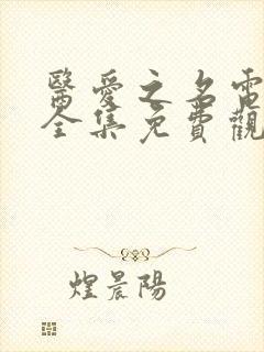 医爱之名电视剧全集免费观看高清