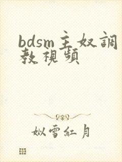 bdsm主奴调教视频封面
