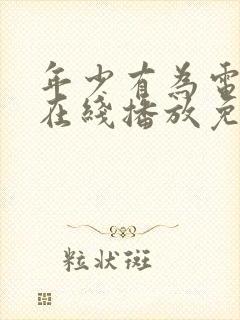 年少有为电视剧在线播放免费