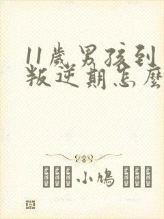 11岁男孩到了叛逆期怎么办