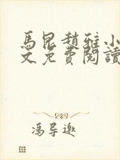 马昆赵雅小说全文免费阅读最新章节封面