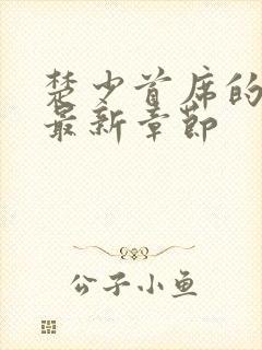 楚少首席的娇妻最新章节