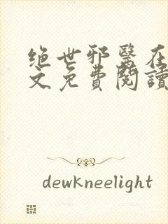 绝世邪医在线全文免费阅读高雯