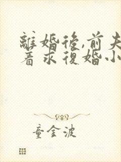 离婚后,前夫哭着求复婚小说免费阅读原文